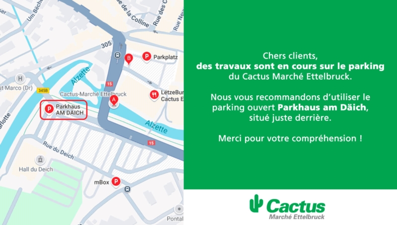 Image 2 : Supermarché à Ettelbruck : Cactus-Marché Ettelbruck